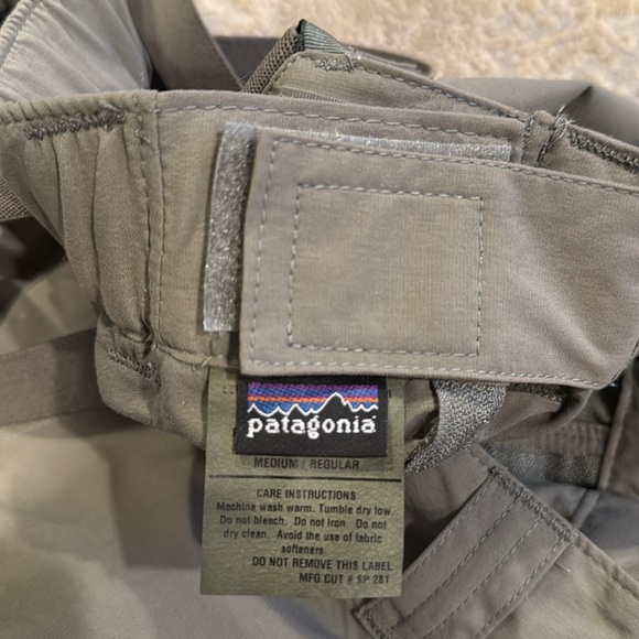 Patagonia Alpha Green PCU Level 5 Soft Shell Pants Gen II Medium Regular new - Picture 6 of 12